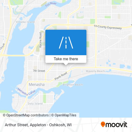 Mapa de Arthur Street