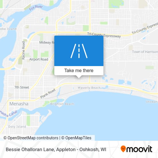 Mapa de Bessie Ohalloran Lane