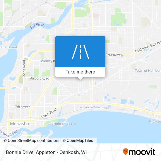Mapa de Bonnie Drive