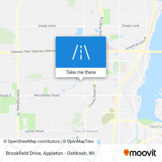 Brookfield Drive map