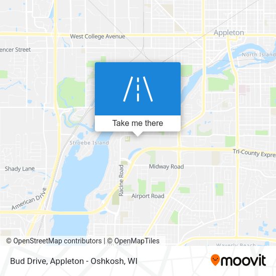 Mapa de Bud Drive