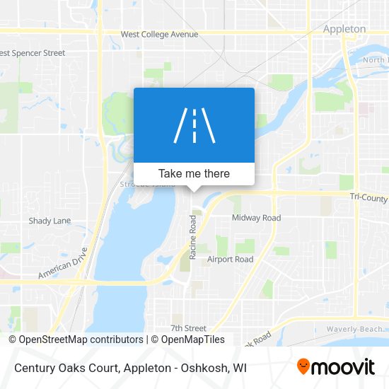 Century Oaks Court map