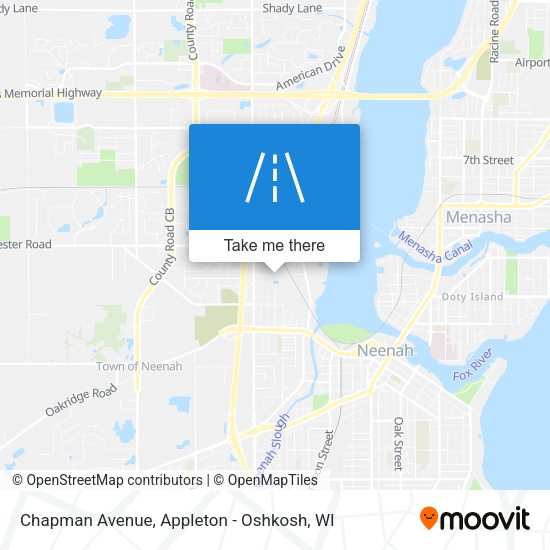 Mapa de Chapman Avenue