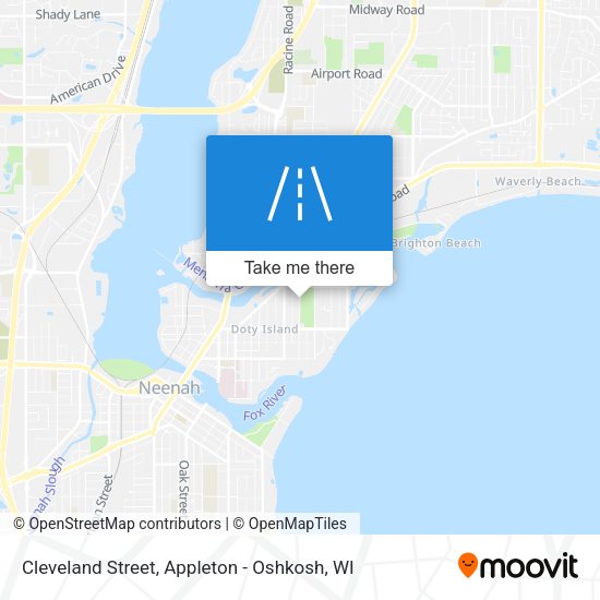 Mapa de Cleveland Street