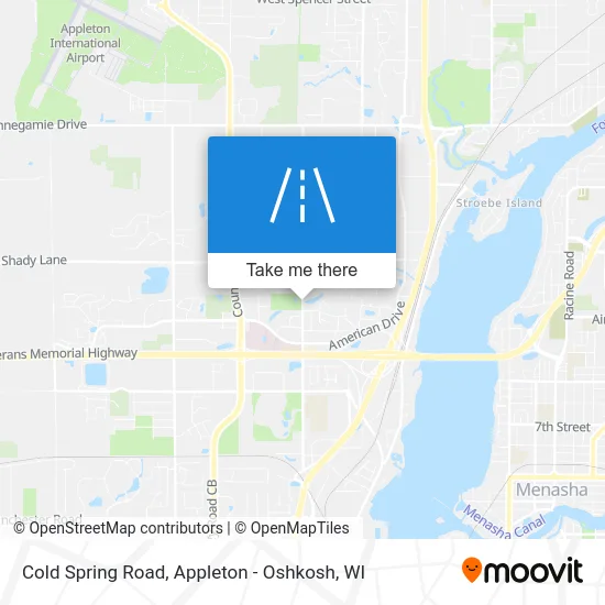 Cold Spring Road map