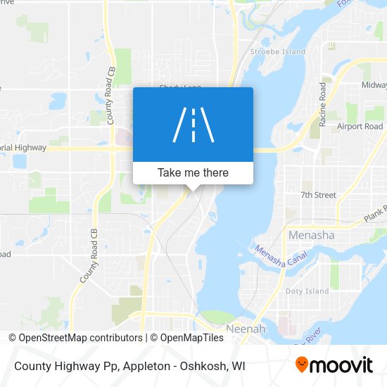 Mapa de County Highway Pp