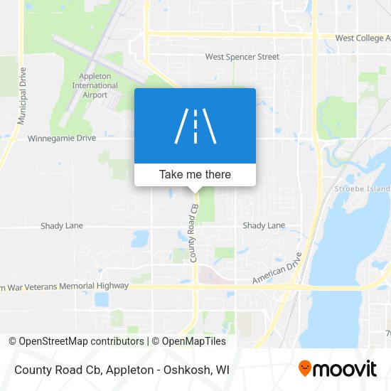 County Road Cb map