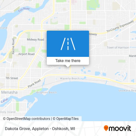 Dakota Grove map