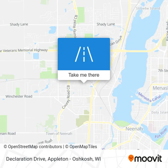 Declaration Drive map