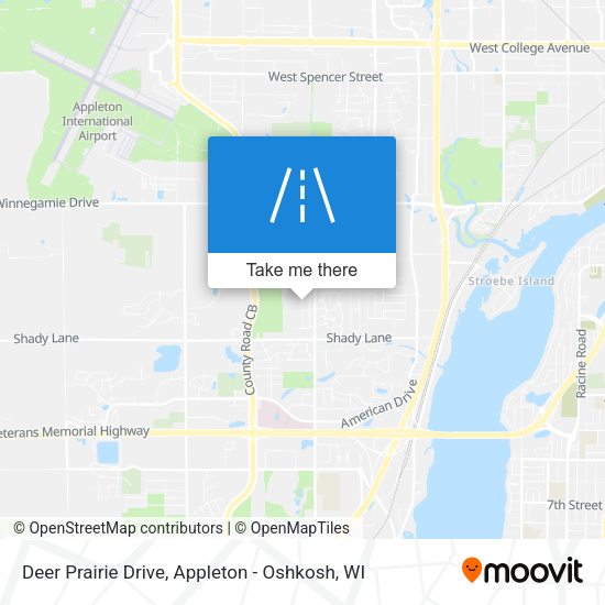 Deer Prairie Drive map