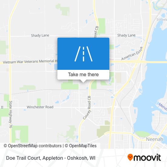 Doe Trail Court map