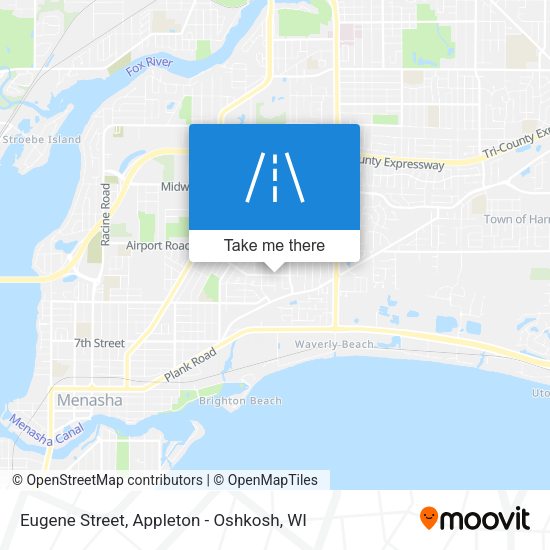 Eugene Street map