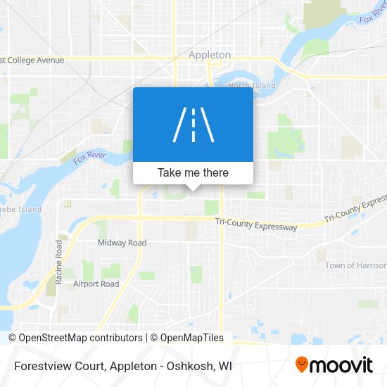 Forestview Court map