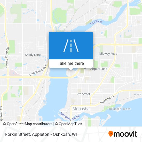 Mapa de Forkin Street