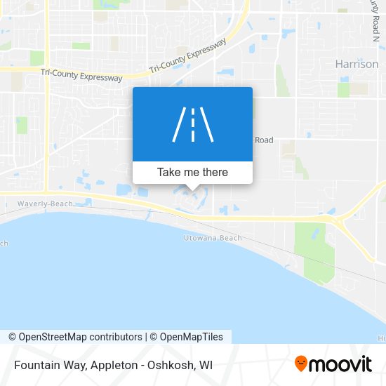 Fountain Way map