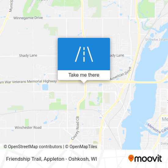 Friendship Trail map