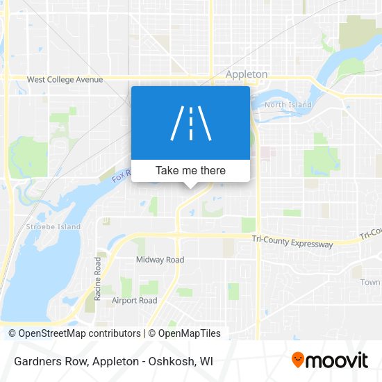 Gardners Row map