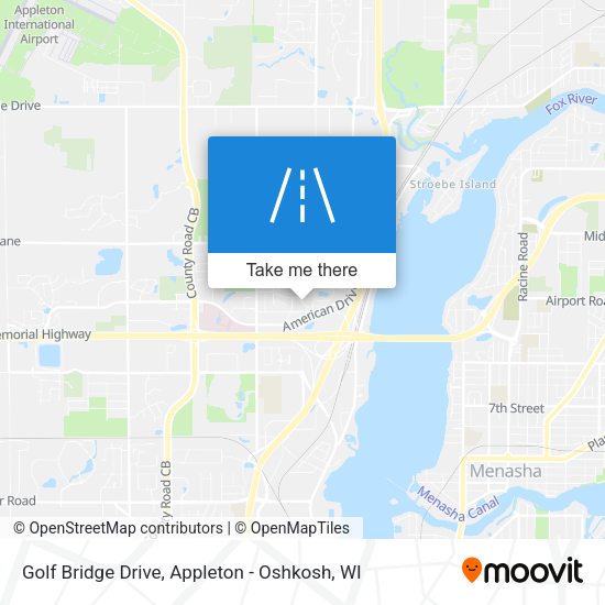 Golf Bridge Drive map