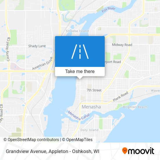 Grandview Avenue map