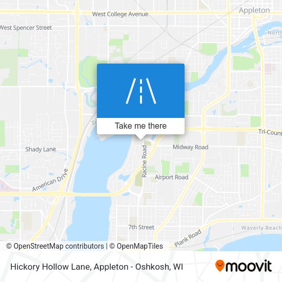 Hickory Hollow Lane map