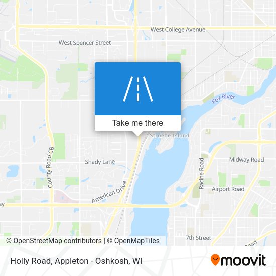 Holly Road map