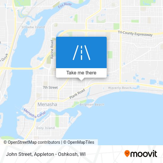 Mapa de John Street
