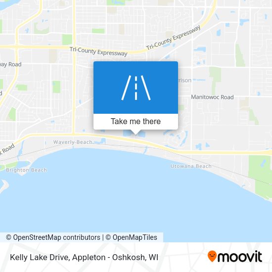 Mapa de Kelly Lake Drive