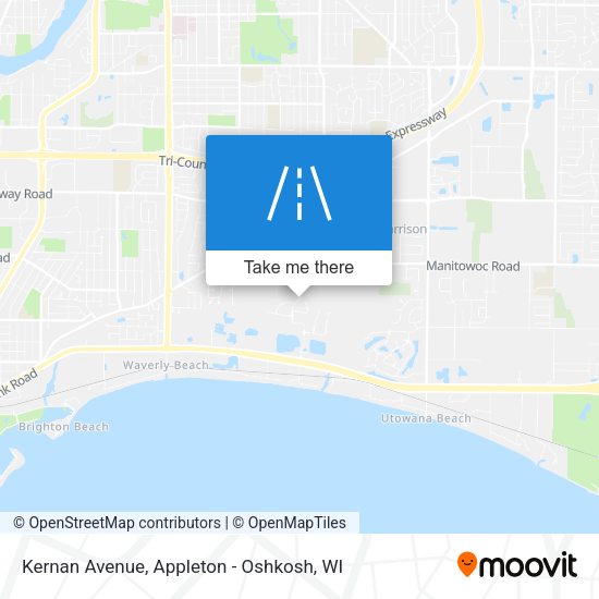 Kernan Avenue map