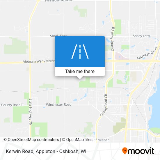Mapa de Kerwin Road