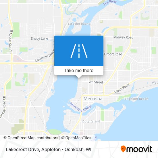 Lakecrest Drive map