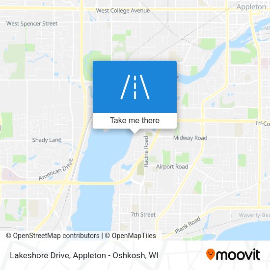 Lakeshore Drive map
