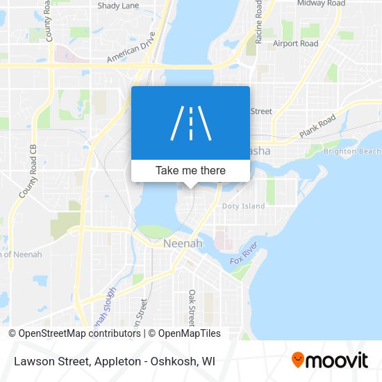 Mapa de Lawson Street
