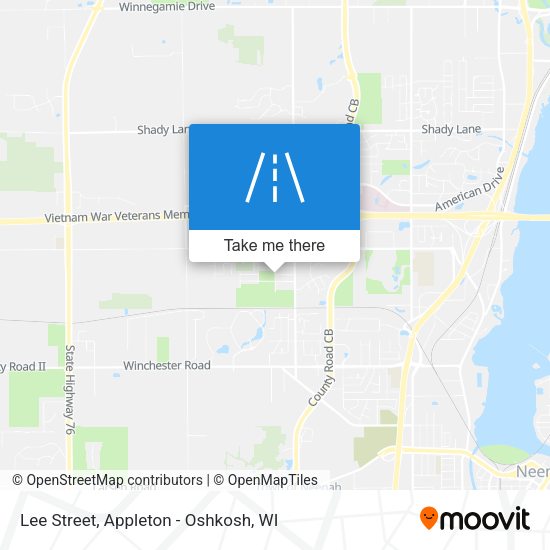 Lee Street map
