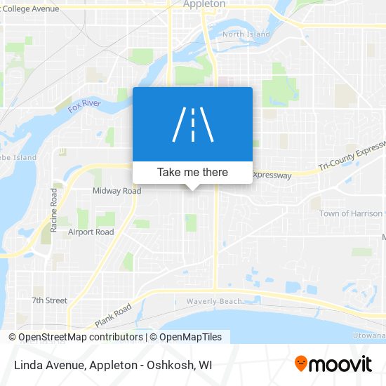 Linda Avenue map