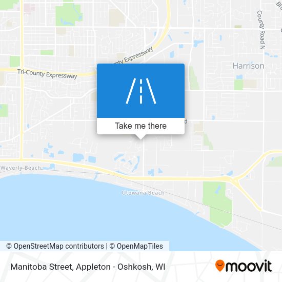 Manitoba Street map