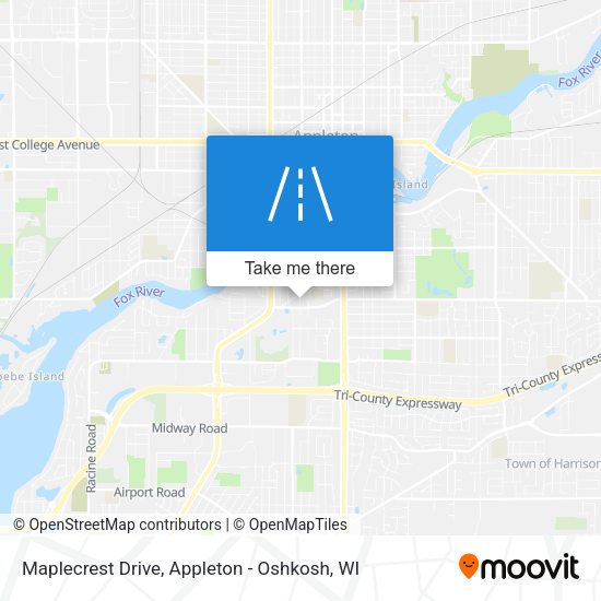 Maplecrest Drive map