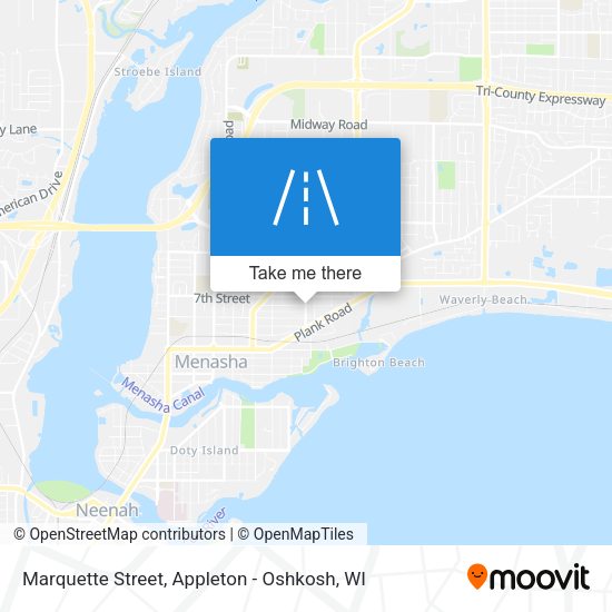 Marquette Street map