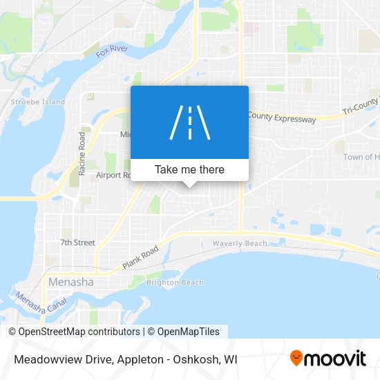Mapa de Meadowview Drive