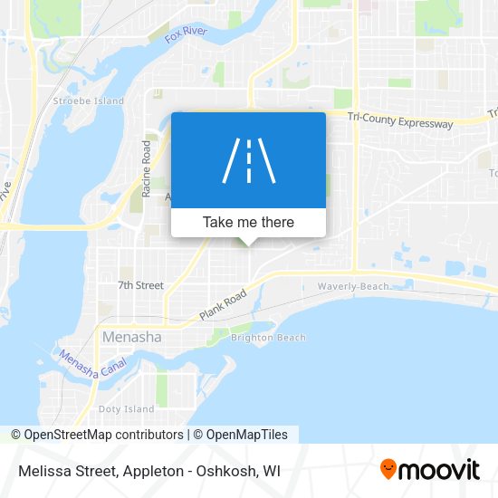 Mapa de Melissa Street