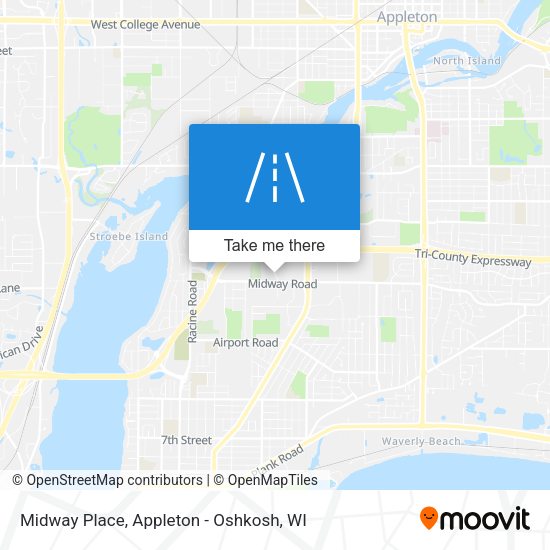 Mapa de Midway Place