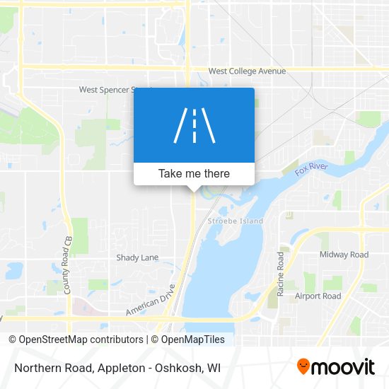 Northern Road map