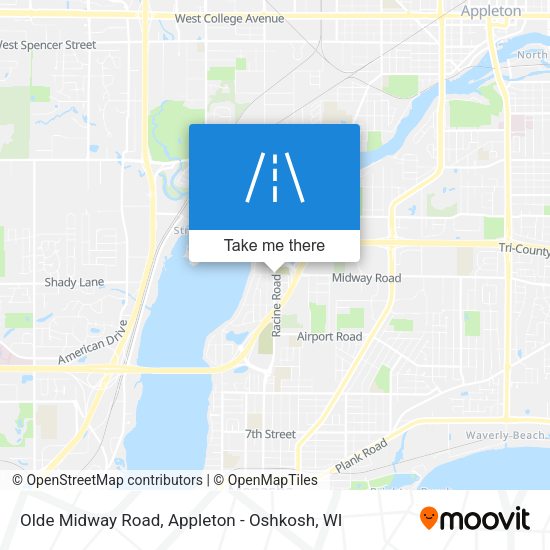 Olde Midway Road map