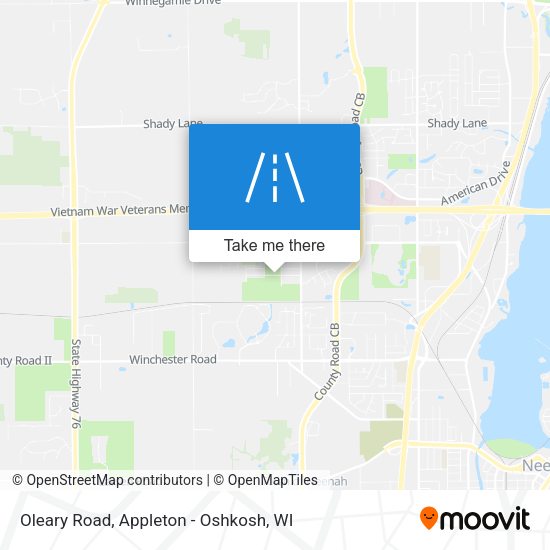 Oleary Road map