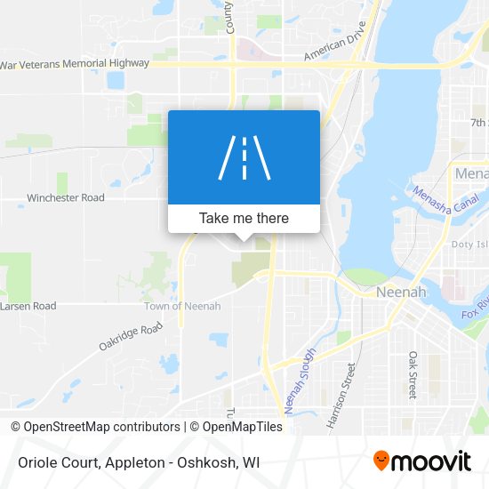 Oriole Court map