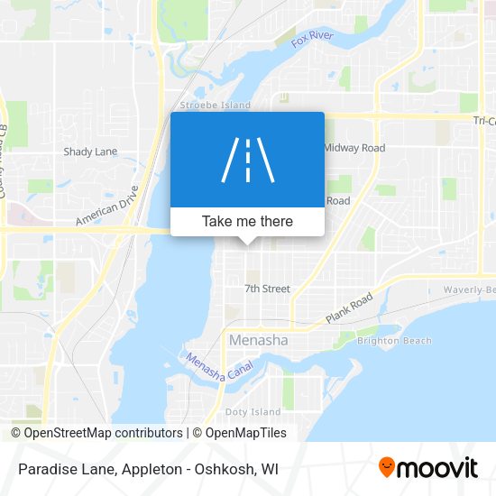 Paradise Lane map
