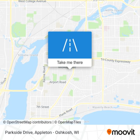 Parkside Drive map