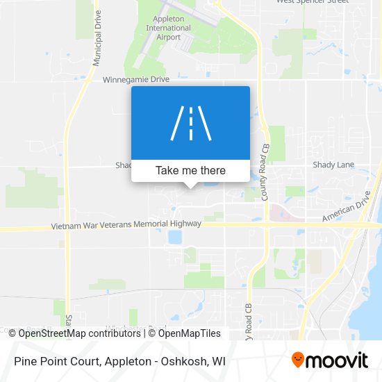 Pine Point Court map