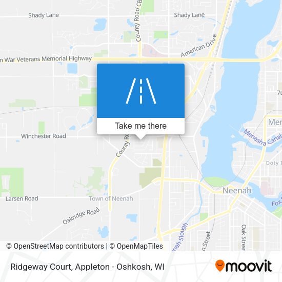 Ridgeway Court map