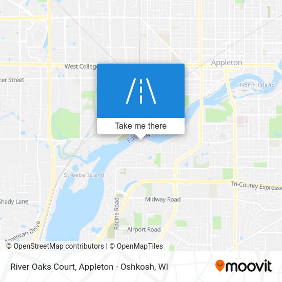 River Oaks Court map