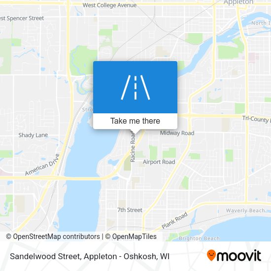 Sandelwood Street map
